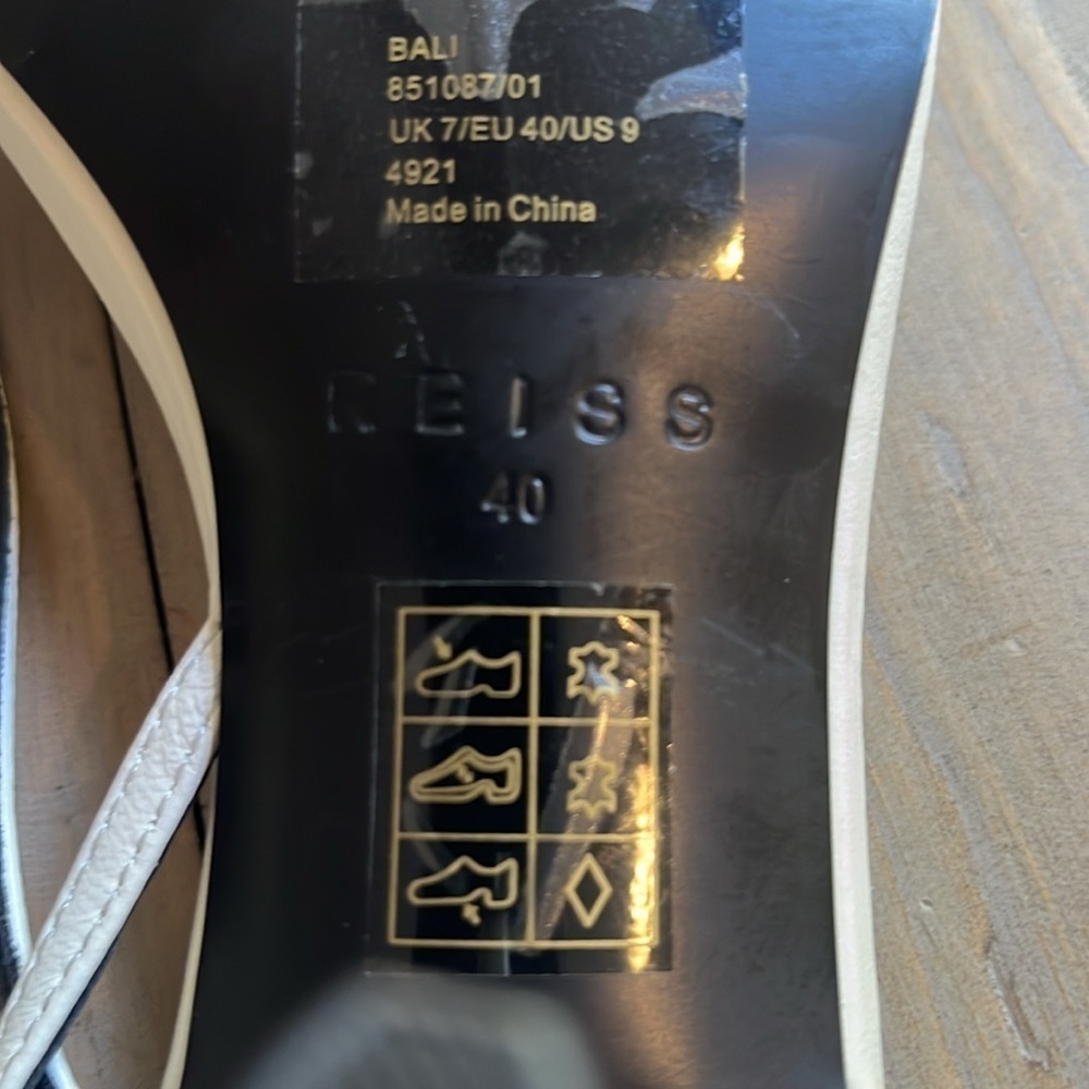Reiss Bali Heeled Strappy Stiletto Sandals in Off White Size 40, US 9.5 - Picture 10 of 12